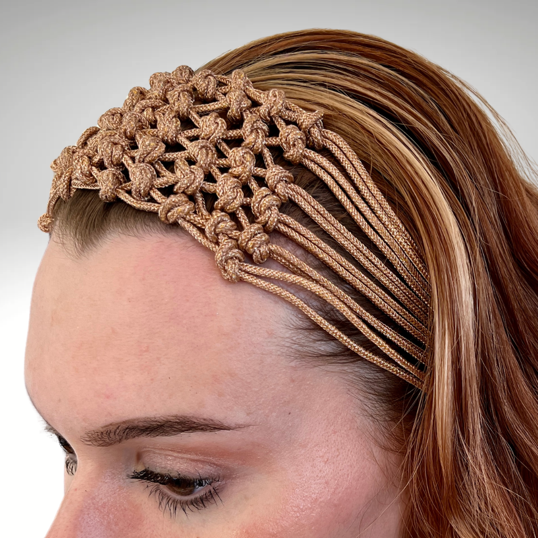 Artisanal Copper-Knotted Headband