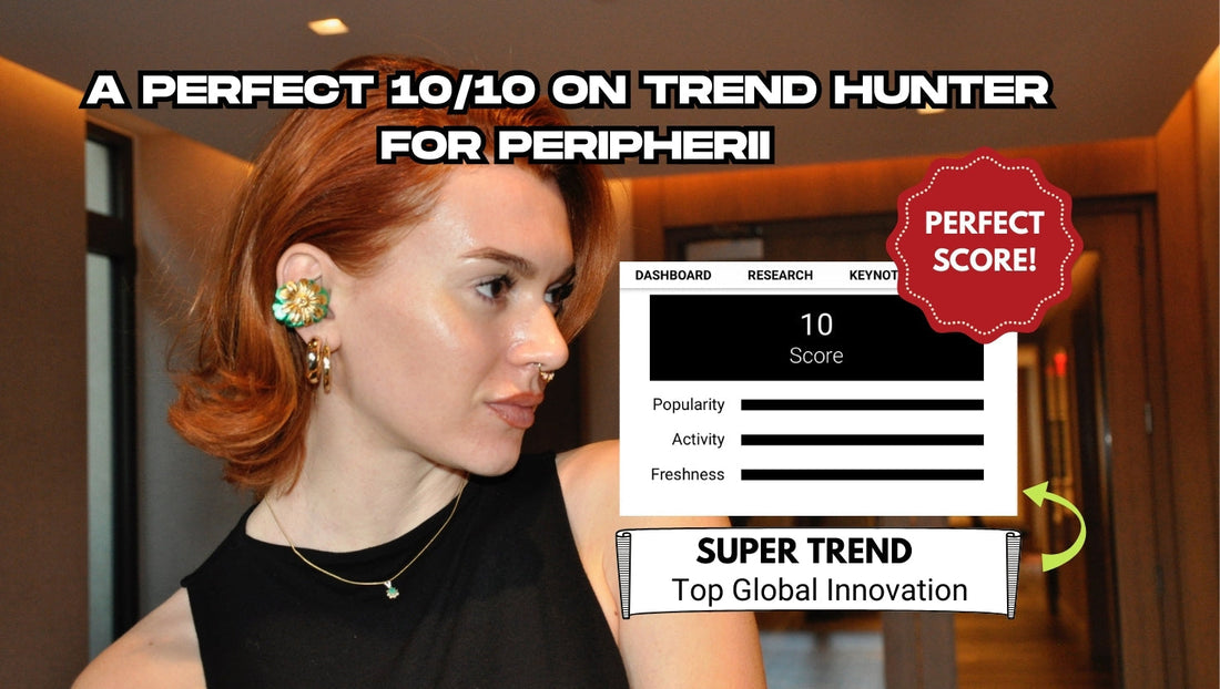 Peripherii Priamble smart earrings featured as top 10 global trend by TrendHunter