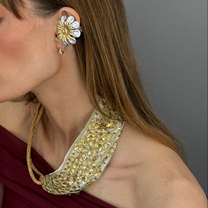 Peripherii-asymmetric-headband-as-ivorygold-collar-necklace