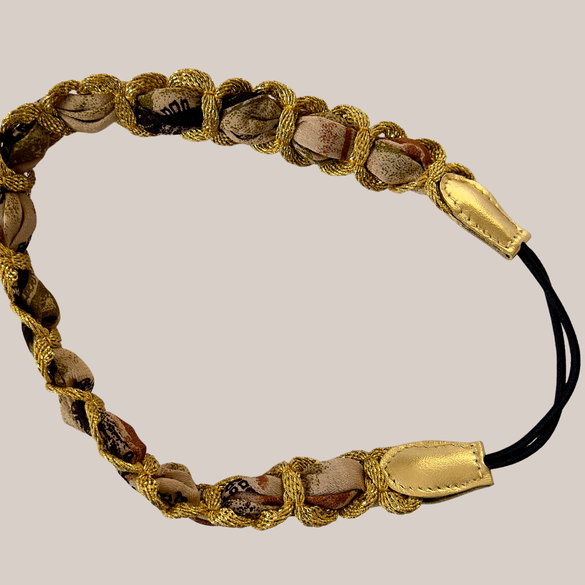 Gilded Chain, Printed Silk, Perfect Fit